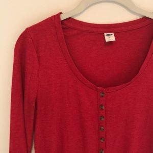 Long sleeve Henley top